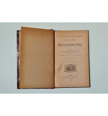 Course de philosophie positive