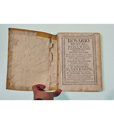 Rosario Mental, discursos y consideraciones  sobre los cinco mysterios *