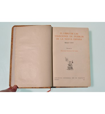 El libro de las tasaciones de pueblos de la Nueva España *