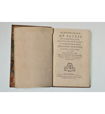 El panegírico de plinio