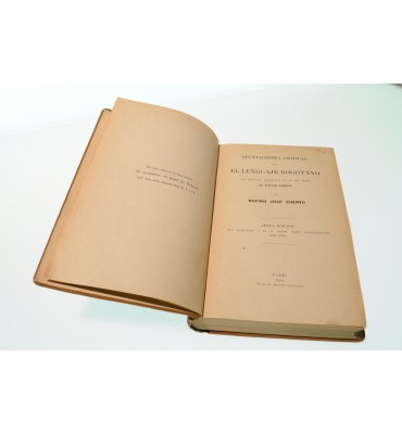 Apuntaciones críticas sobre el lenguaje bogotano