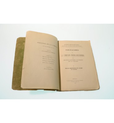 Publicaciones de la Comisión Reorganizadora del Archivo General y Público de la Nación