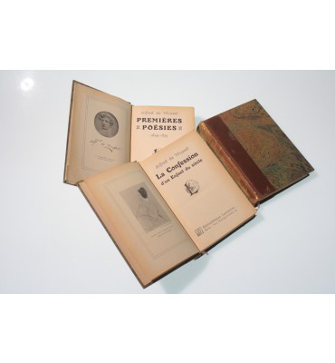Premiéres Poésies 1829-1835; Comédies et proverbes; La confession d´un enfant du siégle, Contes-Nouvelles. 3 Tomos. *