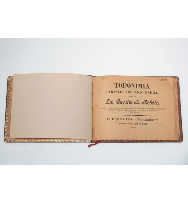 Toponimia Tarasco-Hispano-Nahoa