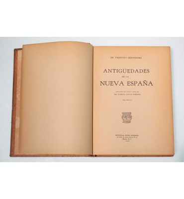 Antigüedades de la Nueva España