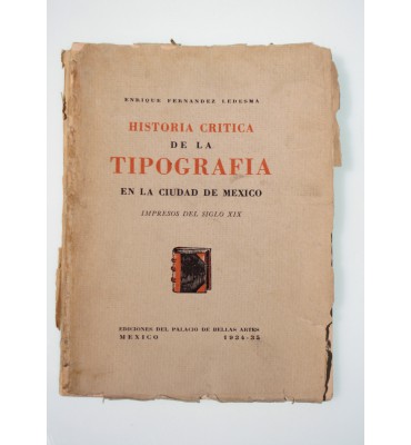 Historia crítica de la tipografía en la Ciudad de México