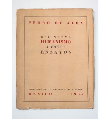 Del nuevo humanismo y otros ensayos