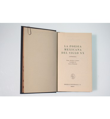 La poesía mexicana del siglo XX