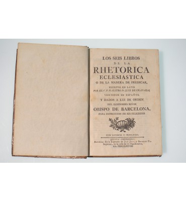 Los seis libros de la Rethorica Eclesiastica o de la manera de predicar