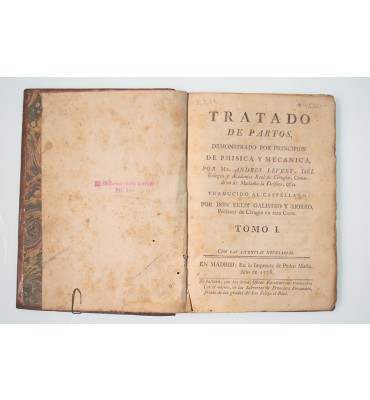 Tratado de partos, demonstrado por principios de phisica y mecanica