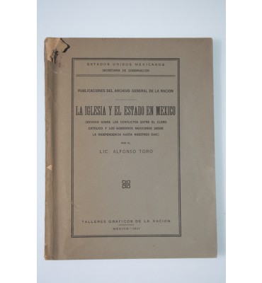 La Iglesia y el Estado en México
