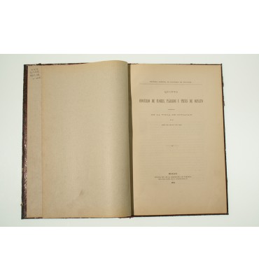 Quinto concurso de flores, pájaros y peces de ornato