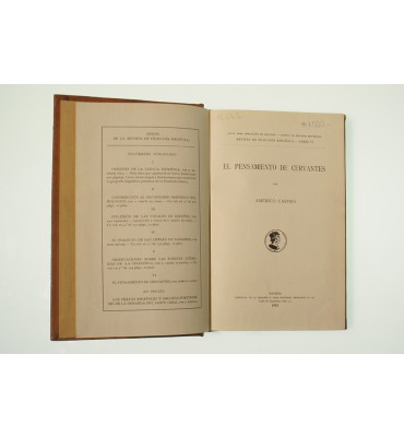 El pensamiento de Cervantes*
