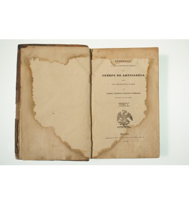 Ordenanza y reglamento de indias del cuerpo de artilleria para sus diferentes ramos de tropa, cuenta y razón y fabricas.