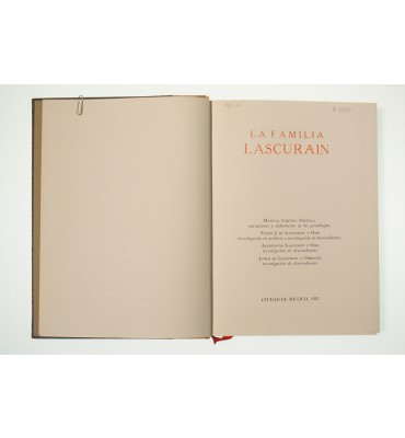 La familia Lascurain *