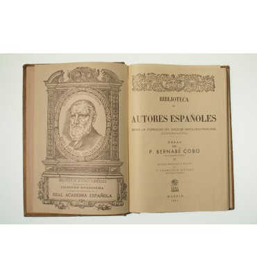 Obras del P. Bernabé Cobo