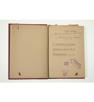 La literatura mexicana durante la guerra de la Independencia