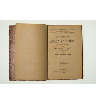 Como Gertrudis enseña a sus hijos