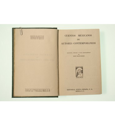 Cuentos mexicanos de autores contemporáneos