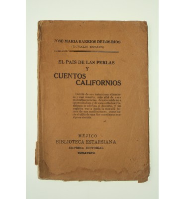 El país de las perlas y cuentos californios *