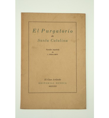 Tratado del Purgatorio de Santa Catalina de Génova