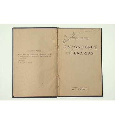 Divagaciones Literarias *