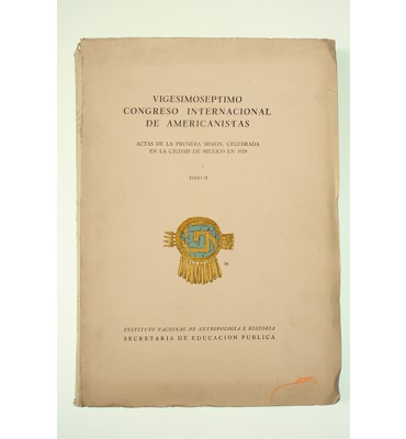 Vigesimoséptimo Congreso Internacional de Americanistas