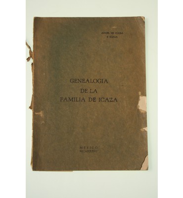Genealogía de la familia de Icaza *