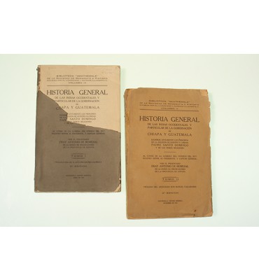 Historia General de las Indias Occidentales y particular de la gobernación de Chiapa y Guatemala