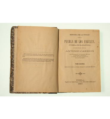 Historia de la ciudad de la Puebla de los Angeles