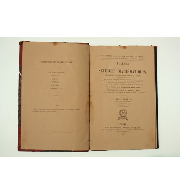 Bulletin de sciences mathématiques