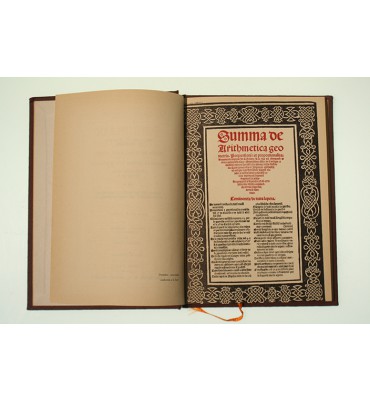 Summa de arithmetica geometria proportioni et proportionalita