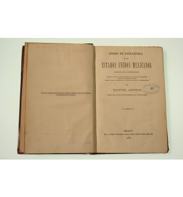 Código de extranjeria de los Estados Unidos Mexicanos