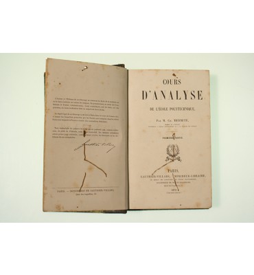 Cours D ´Analyse de L ´École Polytechnique