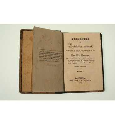 Elementos de legislación natural