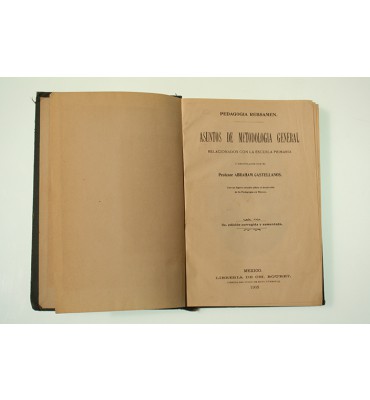 Asuntos de Metodología General, relacionados con la escuela primaria
