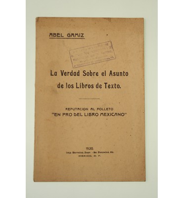 La verdad sobre el asunto de los libros de texto