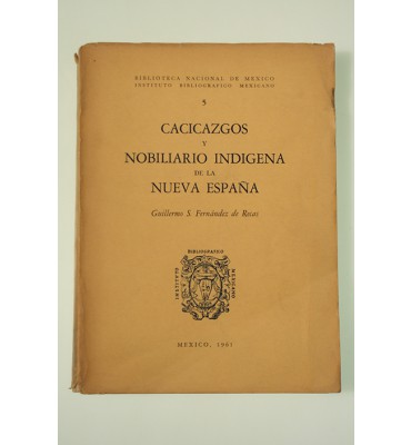 Cacicazgos y nobiliario indígena de la Nueva España