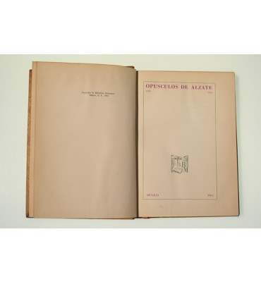Opúsculos de Alzate