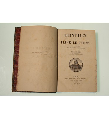 Quintilien et pline le jeune