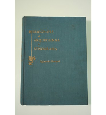 Bibliografía de arqueología y etnografía. 