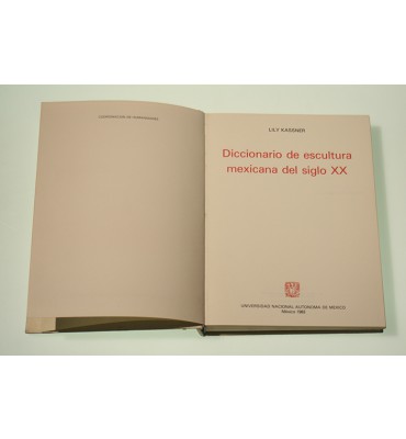 Diccionario de escultura mexicana del siglo XX