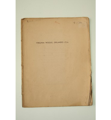 Virginia Woolf, Orlando y Cía.