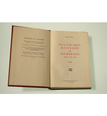 Diccionario ilustrado de hefemérides. (Hasta el año 1950)