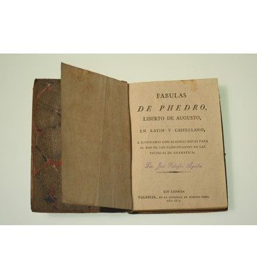 Fabulas de Phedro, Liberto de Augusto, en latin y castellano