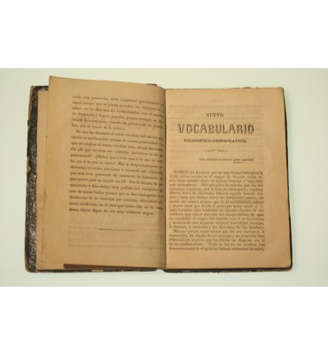 Nuevo Vocabulario filosófico-democrático indispensable para todos los que deseen entender la nueva lengua revolucionaria