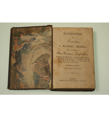 Elementos de terapeútica y materia médica