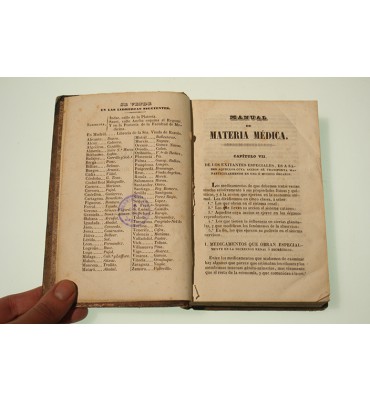 Manual de materia médica