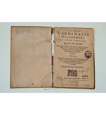 Responsio Cardinalis Bellarmini ad Duos Libellos