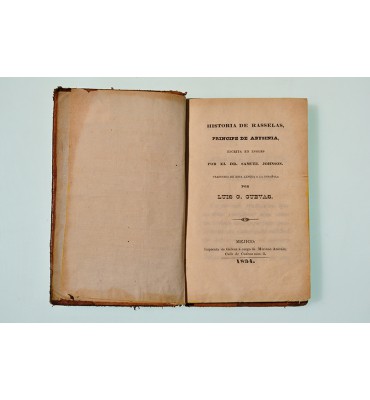 Historia de Rasselas, príncipe de Abysinia